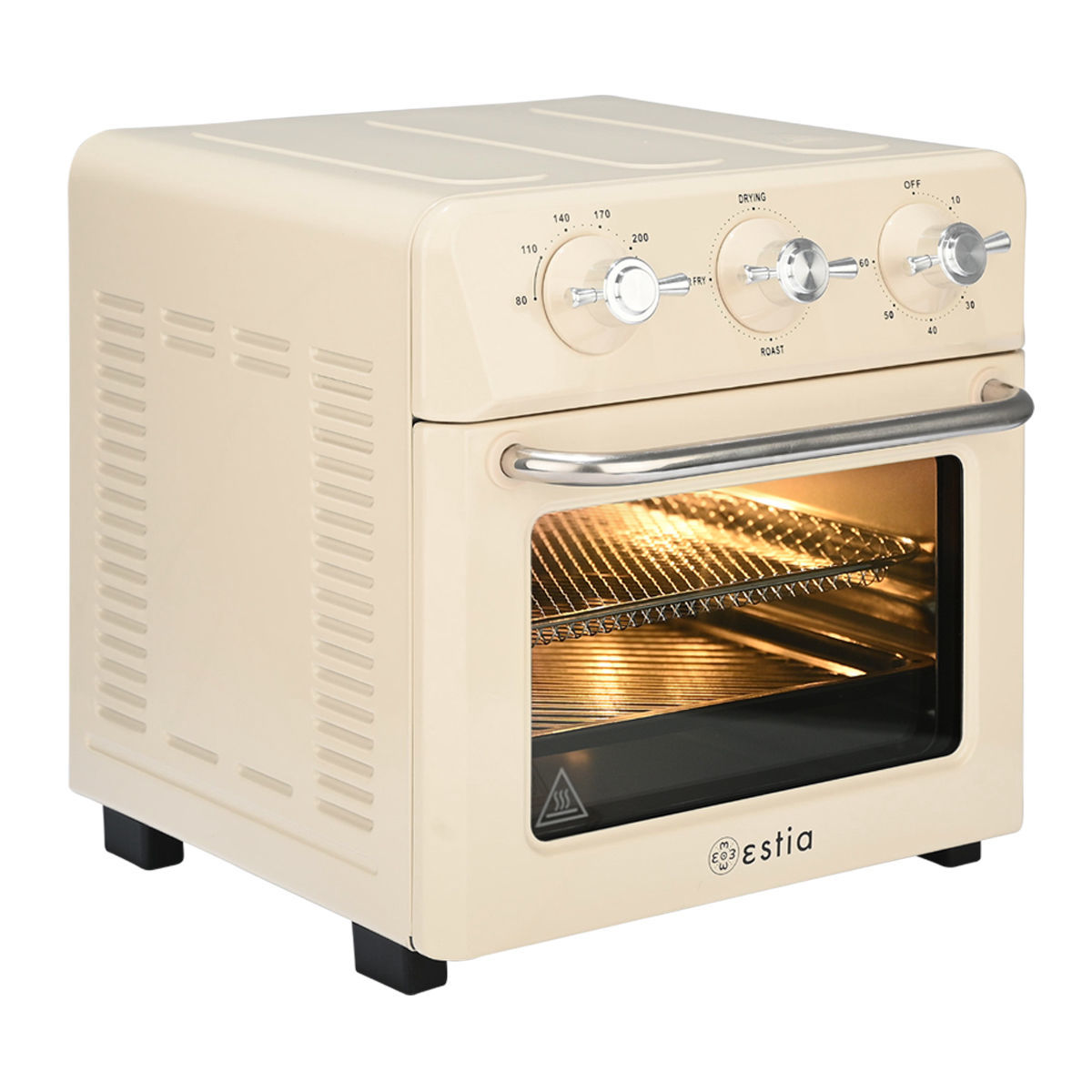 ESTIA ΦΡΙΤΕΖΑ ΑΕΡΟΣ RETRO EPOQUE 1400w 12lt ΜΕ 4 ΛΕΙΤΟΥΡΓΕΙΕΣ ΨΗΣΙΜΑΤΟΣ - Image 2