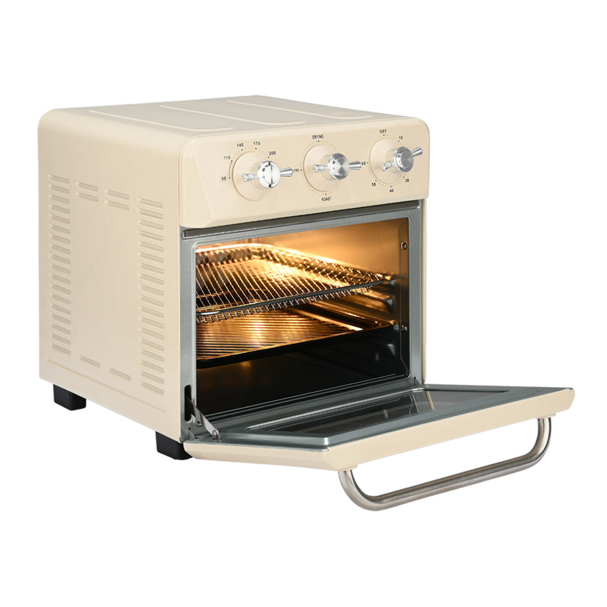 ESTIA ΦΡΙΤΕΖΑ ΑΕΡΟΣ RETRO EPOQUE 1400w 12lt ΜΕ 4 ΛΕΙΤΟΥΡΓΕΙΕΣ ΨΗΣΙΜΑΤΟΣ - Image 3
