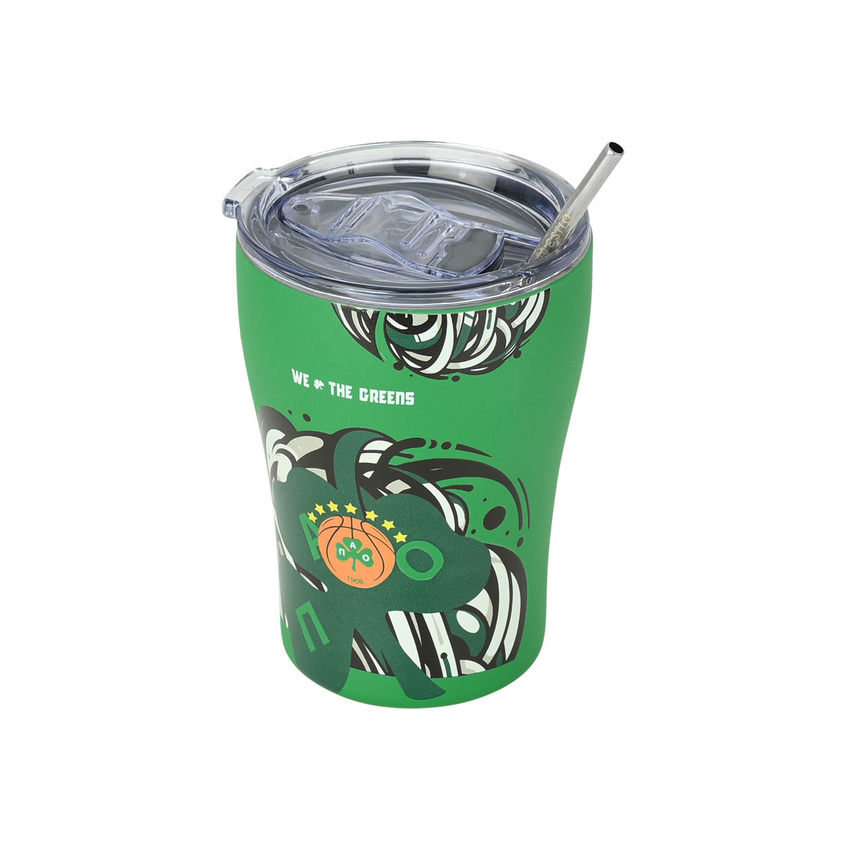 ESTIA ΘΕΡΜΟΣ COFFEE MUG PANATHINAIKOS BC EDITION WE THE GREENS 350ml - Image 2