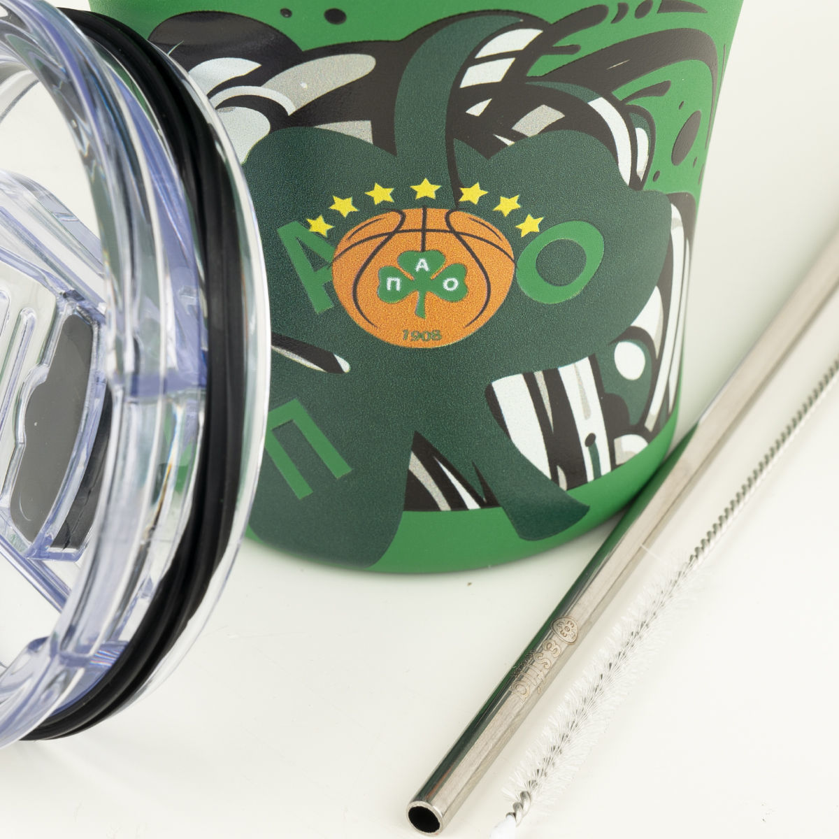 ESTIA ΘΕΡΜΟΣ COFFEE MUG PANATHINAIKOS BC EDITION WE THE GREENS 350ml - Image 3