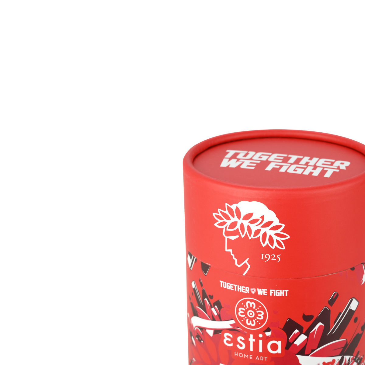 ESTIA ΘΕΡΜΟΣ COFFEE MUG OLYMPIACOS BC EDITION TOGETHER WE FIGHT 350ml - Image 4