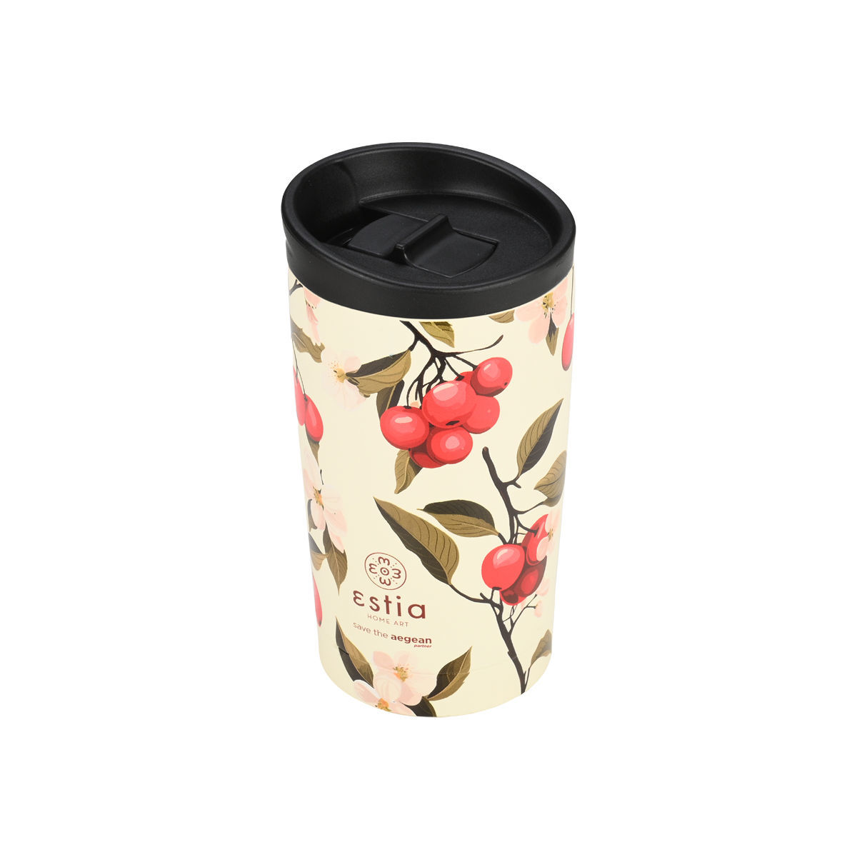 ESTIA ΘΕΡΜΟΣ TRAVEL MUG SAVE THE AEGEAN 350ml SAKURA WHISPER - Image 2
