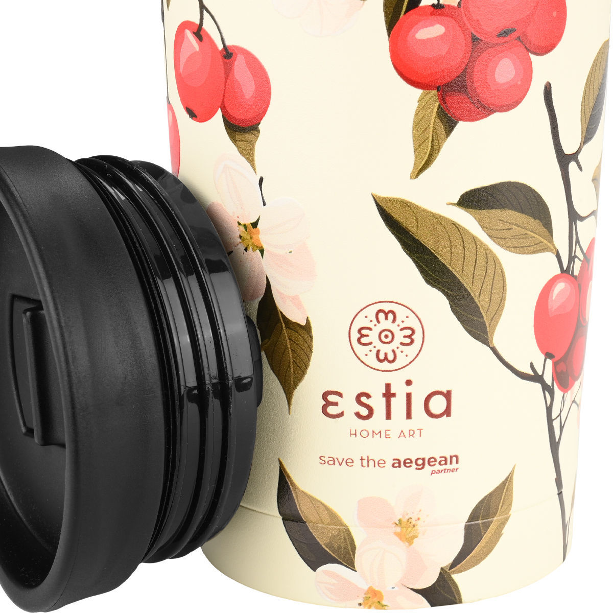 ESTIA ΘΕΡΜΟΣ TRAVEL MUG SAVE THE AEGEAN 350ml SAKURA WHISPER - Image 3