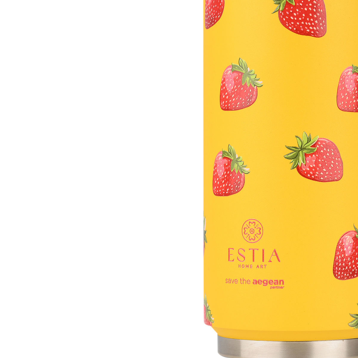 ESTIA ΘΕΡΜΟΣ TRAVEL CUP SAVE THE AEGEAN 500ml BERRY BRIGHT - Image 2