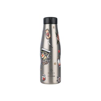 ESTIA ΘΕΡΜΟΣ TRAVEL FLASK SAVE THE AEGEAN 500ml OLD SCHOOL INK