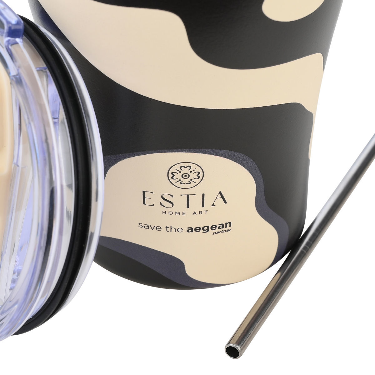 ESTIA ΘΕΡΜΟΣ COFFEE MUG SAVE THE AEGEAN 350ml BOLD DRIFT - Image 2