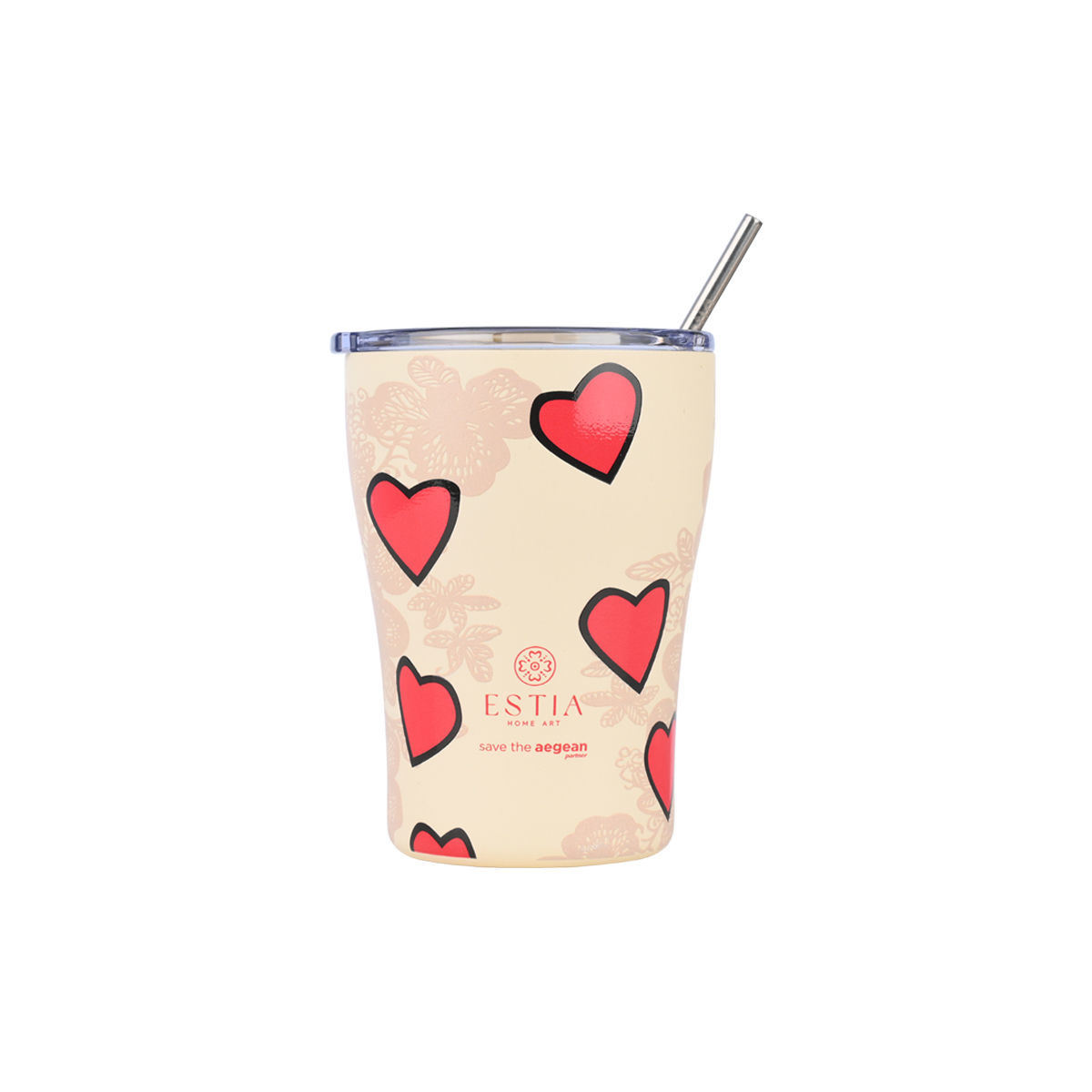 ESTIA ΘΕΡΜΟΣ COFFEE MUG SAVE THE AEGEAN 350ml TENDER LACE