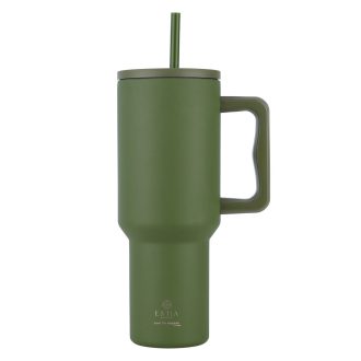 ESTIA ΘΕΡΜΟΣ STRAW TUMBLER XL SAVE THE AEGEAN 1200ml FOREST SPIRIT