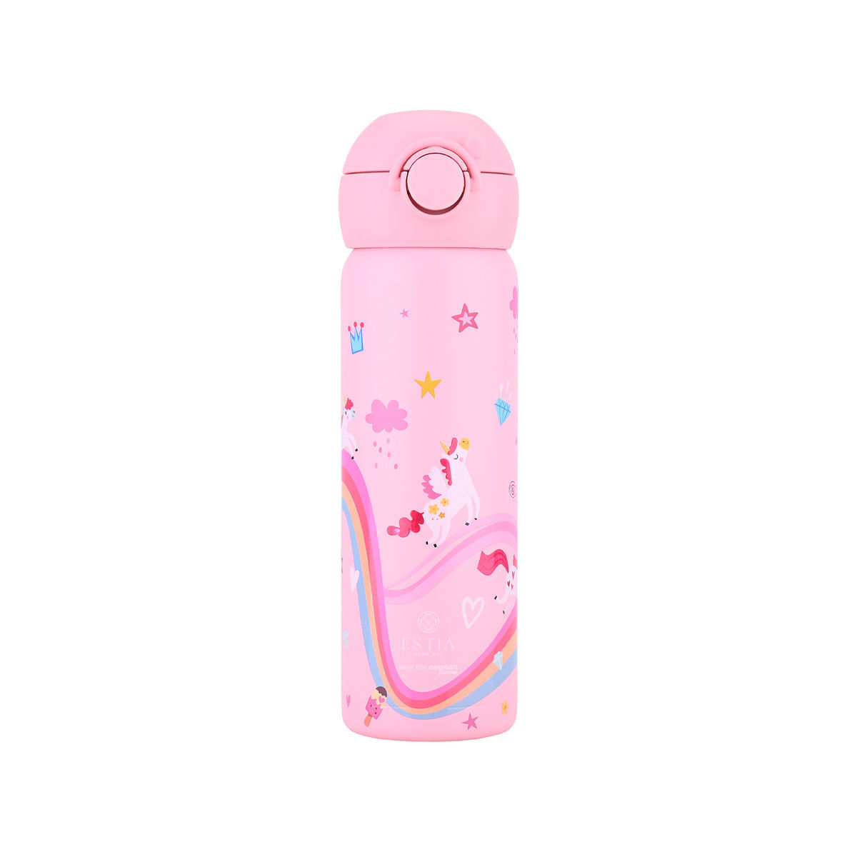 ESTIA ΘΕΡΜΟΣ ΠΑΙΔΙΚΟ WONDER BOTTLE SAVE THE AEGEAN 500ml RAINBOW DREAMS