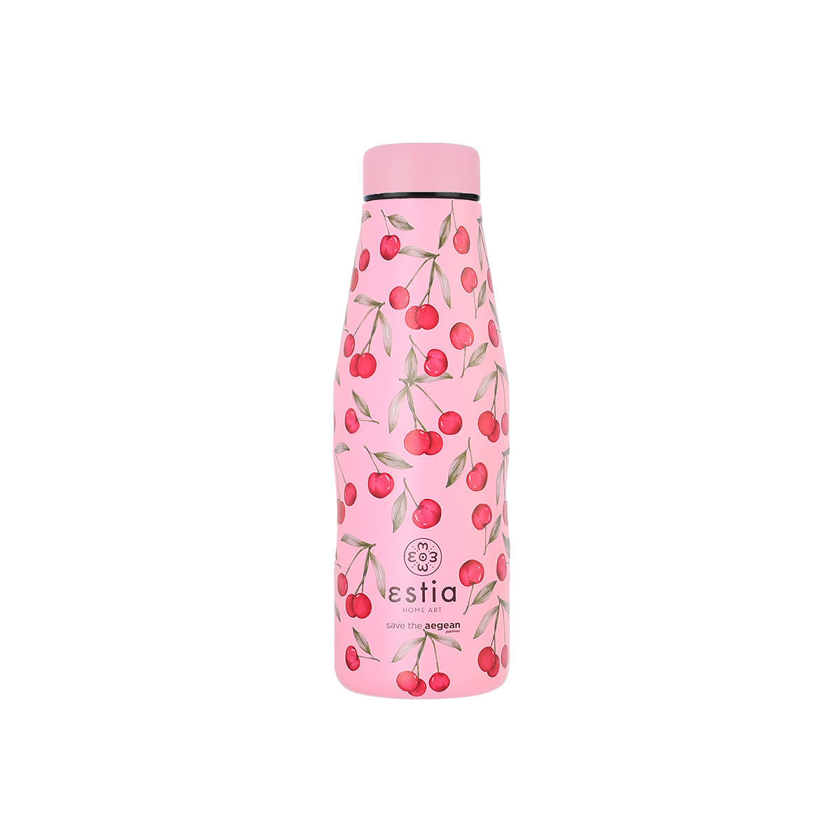ESTIA ΘΕΡΜΟΣ TRAVEL FLASK SAVE THE AEGEAN 500ml CHERRY ROSE - Image 2