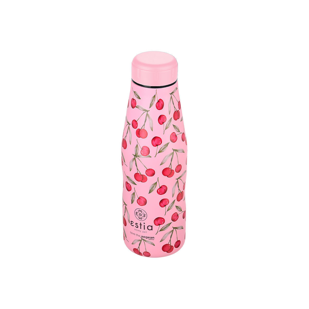 ESTIA ΘΕΡΜΟΣ TRAVEL FLASK SAVE THE AEGEAN 500ml CHERRY ROSE - Image 3