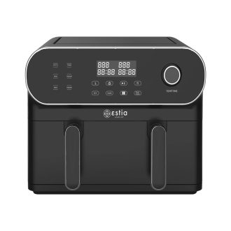 ESTIA ΦΡΙΤΕΖΑ ΑΕΡΟΣ DUO FRY 1700W 11L ΜΕ ΠΡΟΕΤΟΙΜΑΣΙΑ 2 ΔΙΑΦΟΡΕΤΙΚΩΝ ΓΕΥΜΑΤΩΝ
