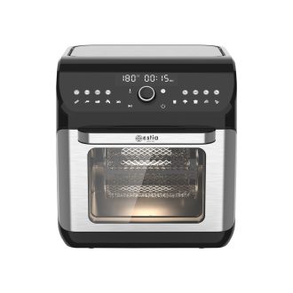 ESTIA ΦΡΙΤΕΖΑ ΑΕΡΟΣ - ΦΟΥΡΝΑΚΙ FLEXI CHEF 1500W 12lt ΜΕ 10 ΠΡΟΡΥΘΜΙΣΜΕΝΑ ΠΡΟΓΡΑΜΜΑΤΑ