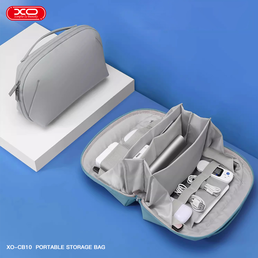 XO CB10 Volcano Φορητό Τσαντάκι Organizer Μαύρο - Image 7