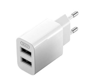 XO L109 Φορτιστής με Δύο Θύρες USB-A 2.4A