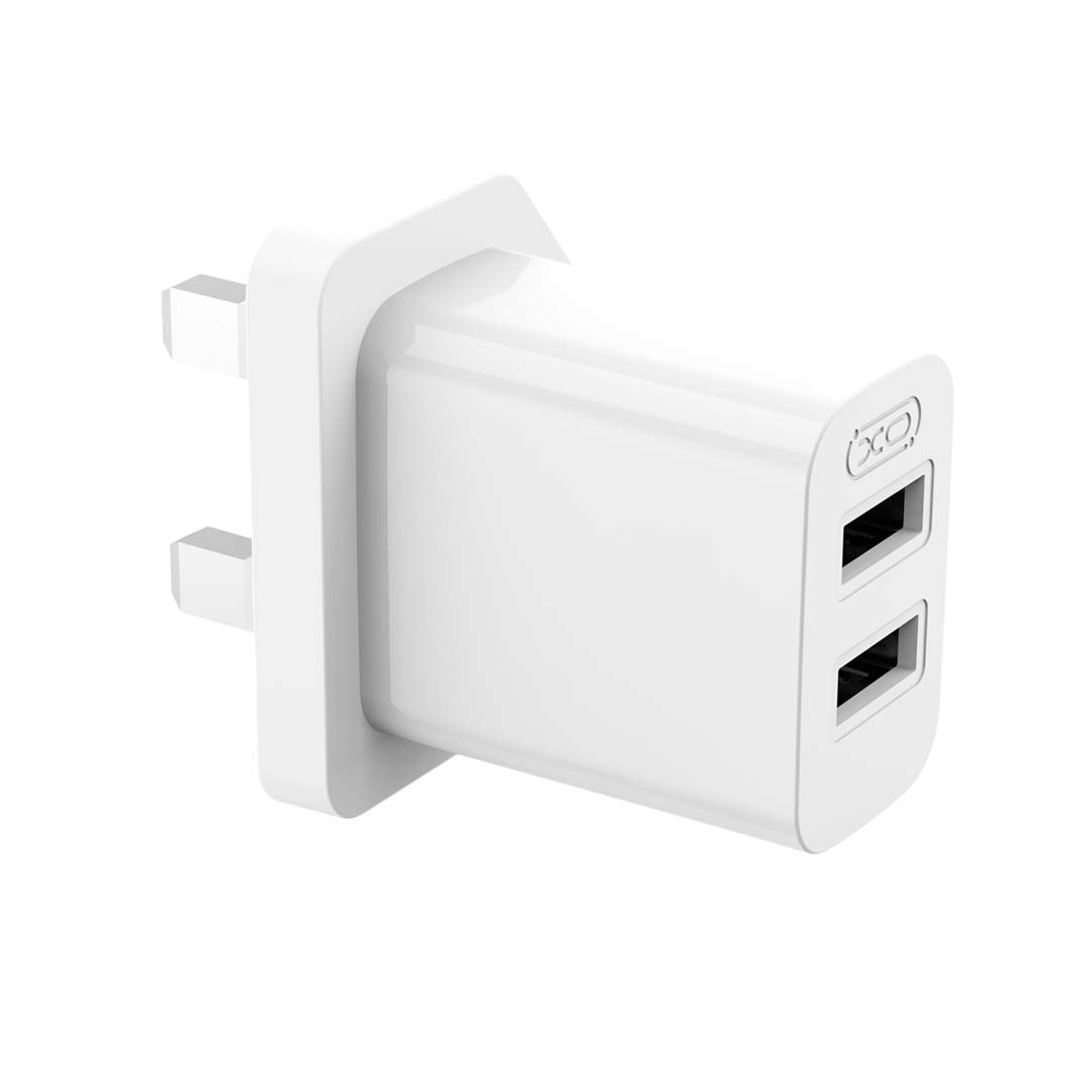 XO L109 Φορτιστής UK με Δύο Θύρες USB-A 2.4A και Καλώδιο Type-C - Image 2