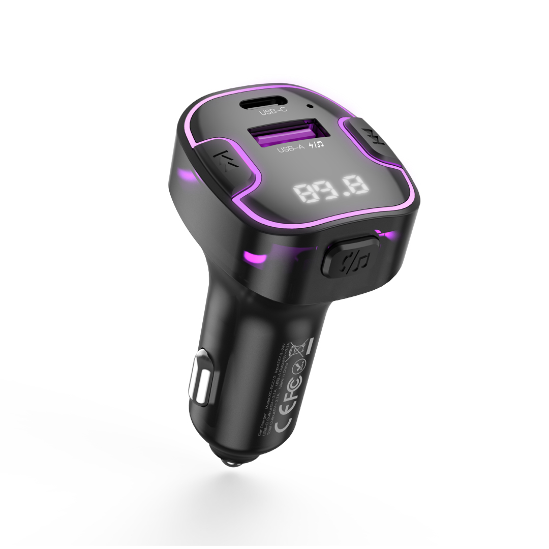 XO BCC12 Smart Bluetooth MP3+5V3.1A Car Charged Atmosphere Light - Image 7