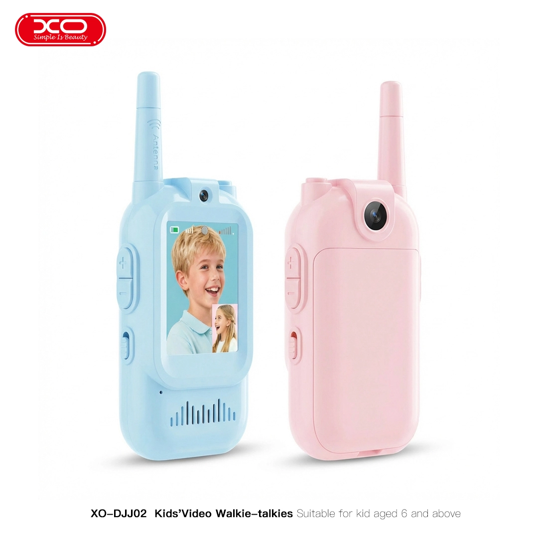 XO DJJ02 Παιδικό Σετ Βίντεο Walkie-Talkie (Μπλε/Ροζ) - Image 3