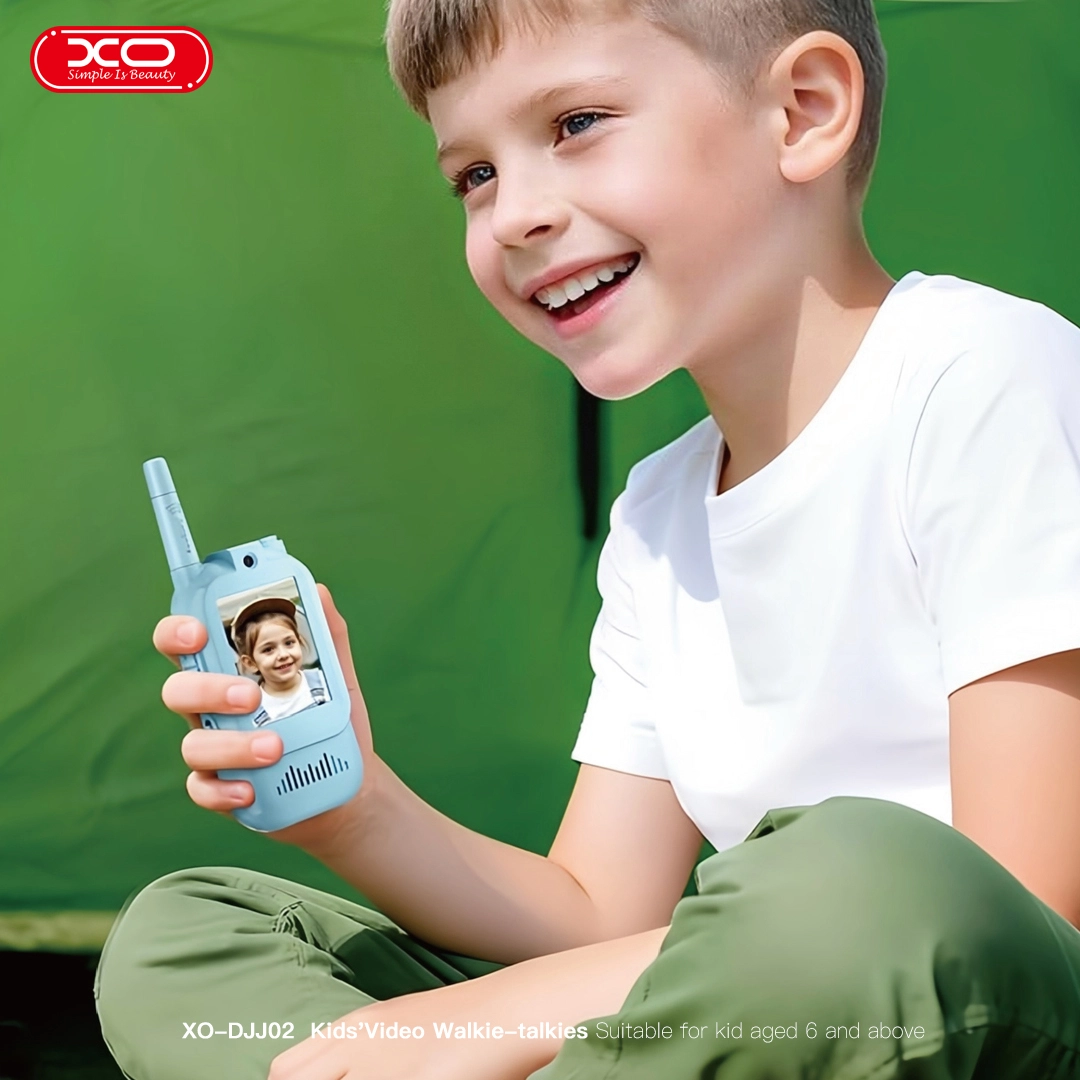 XO DJJ02 Παιδικό Σετ Βίντεο Walkie-Talkie (Μπλε/Ροζ) - Image 4