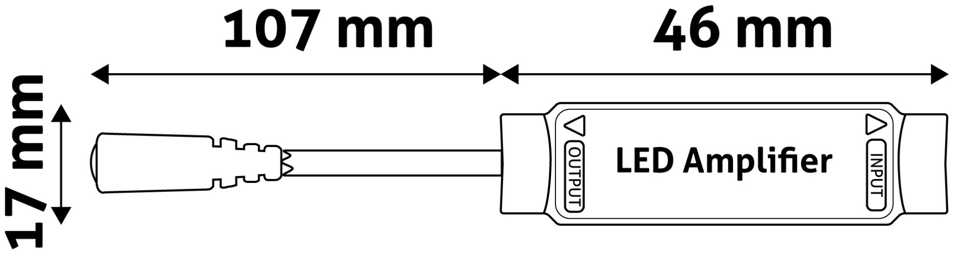 Avide Μίνι Ενισχυτής LED Ταινίας 12V 192W RGB+W - Image 2