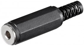 Φις 2.5mm Stereo Πλαστικό Θηλυκό
