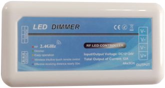 Avide Ελεγκτής LED Ταινίας 12V 144W με Ντίμερ 4 Ζωνών