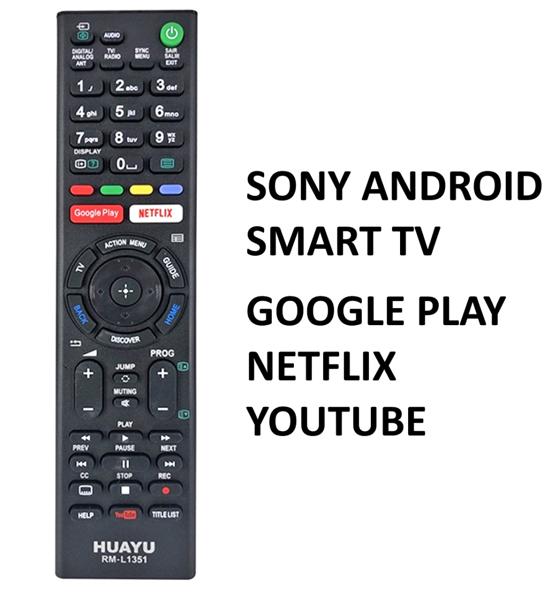 Τηλεχειριστήριο Universal για Sony Smart L 1351 - Image 2