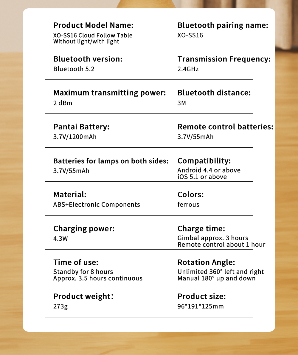 XO SS16 Bluetooth Selfie Stick με AI Εντοπισμό - Image 4