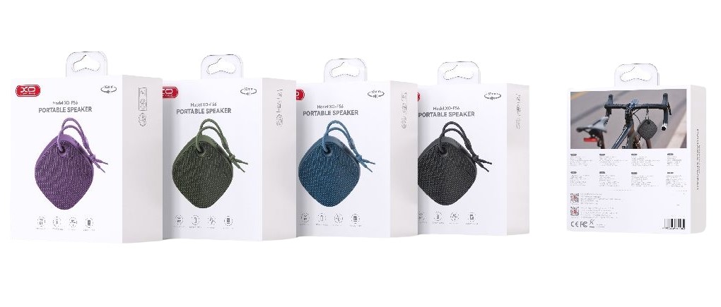 XO F56 Ηχείο Speaker Bluetooth Audio 5W Μωβ - Image 2
