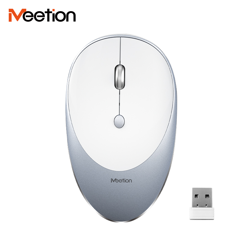 Meetion MT-R600 2.4G Ασύρματο Ποντίκι / Ασημί - Image 2