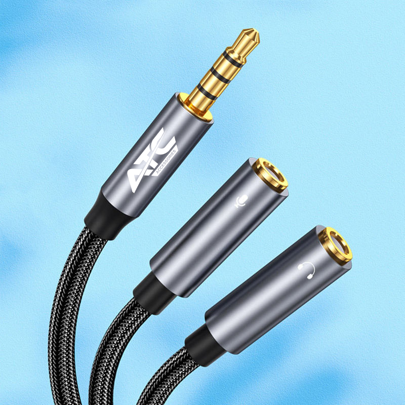 Αντάπτορας ATC HQ 3.5mm 4PIN Θηλυκό σε 2x 3.5mm 0.35m - Image 5