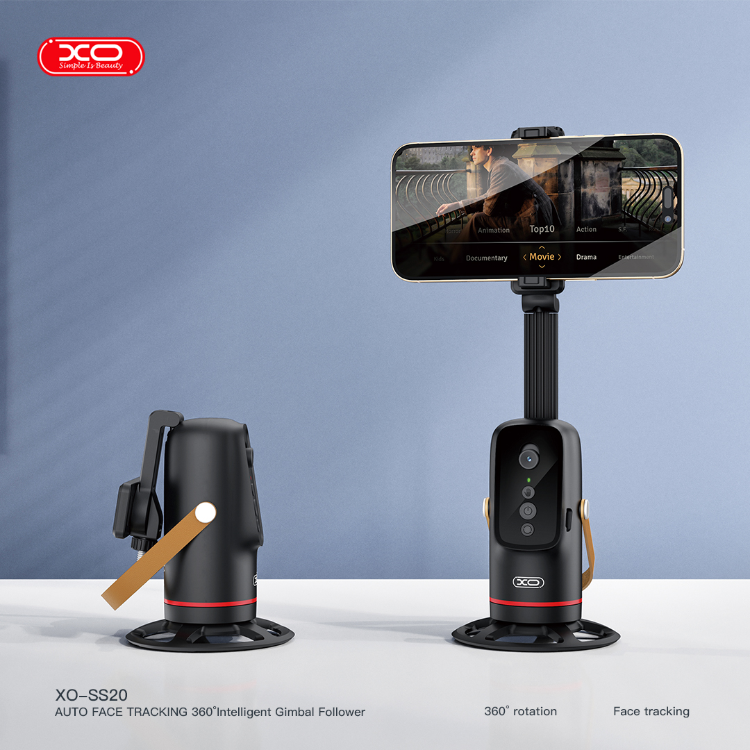 XO SS20 Βάση Κινητού με Smart Face Tracking & Περιστροφή 360° - Image 4