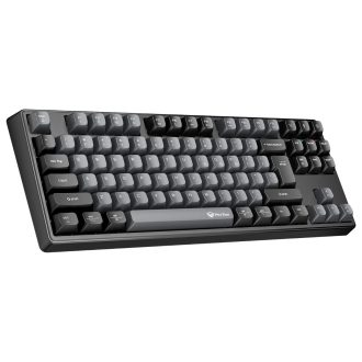 Meetion MT-MK14 Μηχανικό Πληκτρολόγιο Gaming Ενσύρματο & Ασύρματο με Bluetooth και 2.4G RGB Μαύρο US
