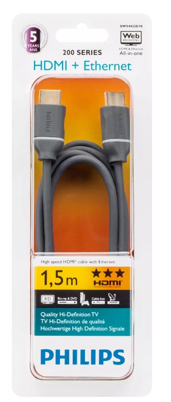 PHILIPS Καλώδιο HDMI SWV4432S/10 Ether 1.5m - Image 2