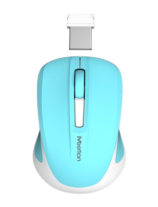 Silent Mini 2.4G Οπτικό Ασύρματο Ποντίκι (Κυανό)