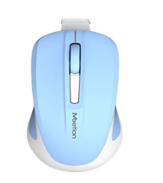 Silent Mini 2.4G Οπτικό Ασύρματο Ποντίκι (Μπλε)