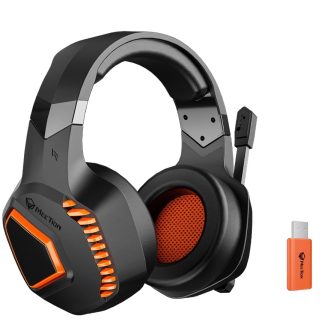 Meetion Ακουστικά Gaming BTH014 Ενσύρματα & Bluetooth 2.4G Μαύρα