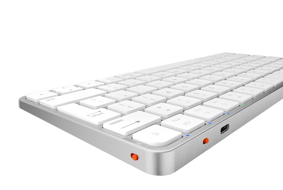 Meetion MT-K210MW 2.4G+Bluetooth Πληκτρολόγιο Λευκό US - Image 5