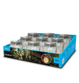 Modee Lighting Σετ Ηλιακά Φωτιστικά LED σε Σχήμα Βάζο 9τμχ
