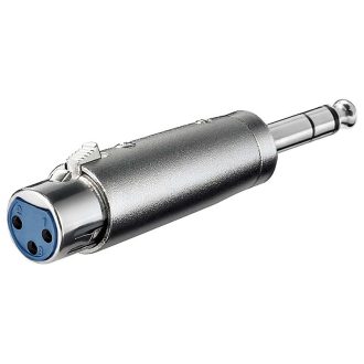 Μετατροπέας XLR Θηλυκό / 6.35 Stereo Αρσενικό