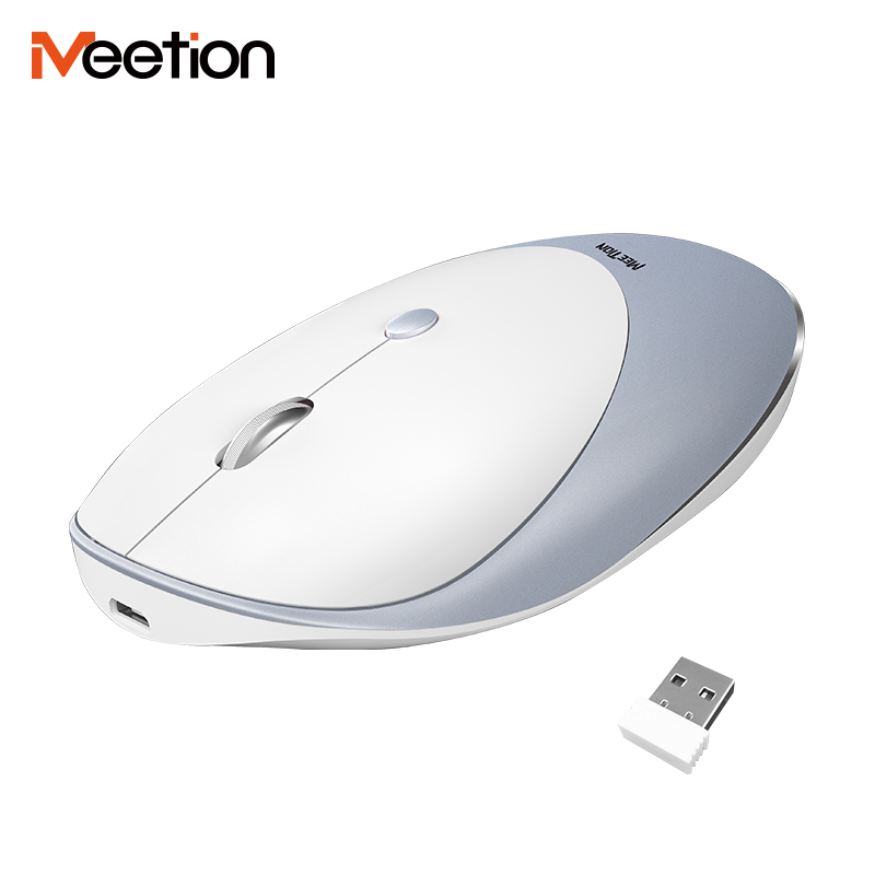 Meetion MT-R600 2.4G Ασύρματο Ποντίκι / Ασημί - Image 3