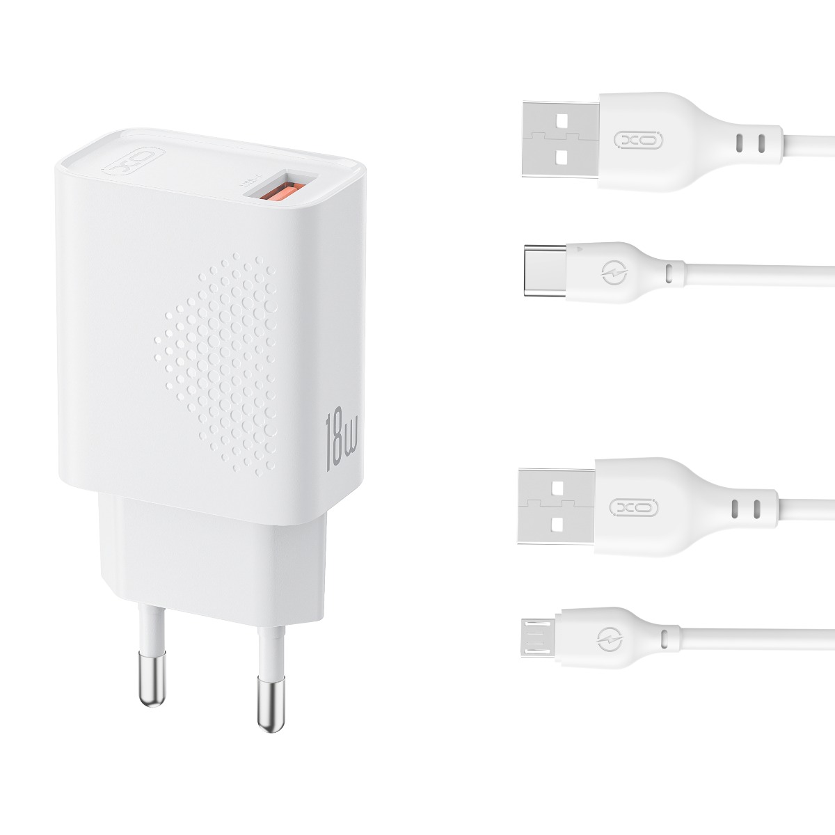 XO L159 Φορτιστής Ταχείας Φόρτισης EU QC18W με USB-A - Image 4