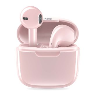 Ασύρματα Ακουστικά Earbuds ATC-25 TWS Ροζ
