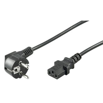 Καλώδιο Τροφοδοσίας Η/Υ 3x0.75mm 3m Μαύρο
