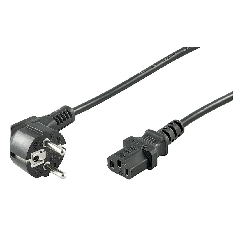 Καλώδιο Τροφοδοσίας Η/Υ 3x0.75mm 3m Μαύρο