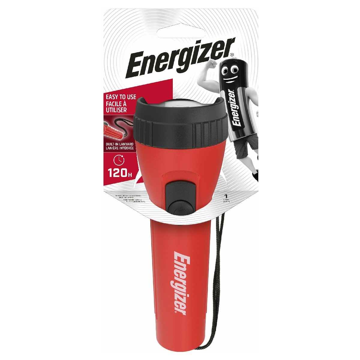 ENERGIZER Πλαστικός Φακός LED 2D 25lm LC12D1