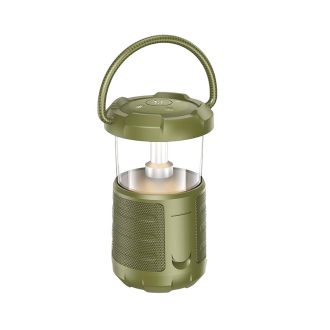 XO F49 Διπλό Ηχείο Speaker & Φως Camping (Πράσινο)