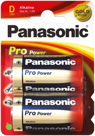 Panasonic Μπαταρίες Pro Power LR20 D (2τμχ)