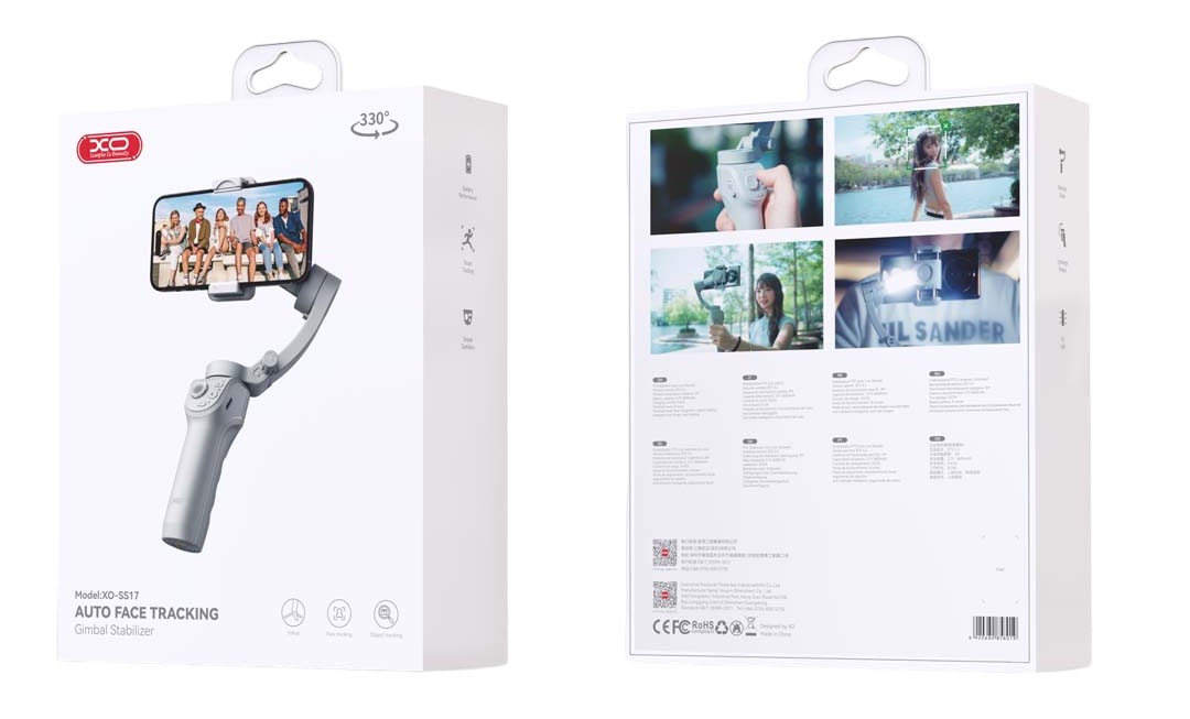 XO SS17 Smart Selfie Stick με Κλίση Τριών Αξόνων Anti Shake - Image 8
