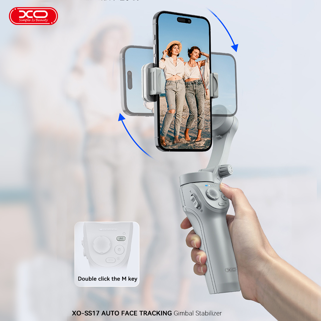 XO SS17 Smart Selfie Stick με Κλίση Τριών Αξόνων Anti Shake - Image 5